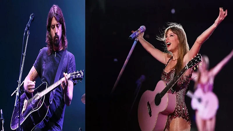 Taylor Swift and Dave Grohl 